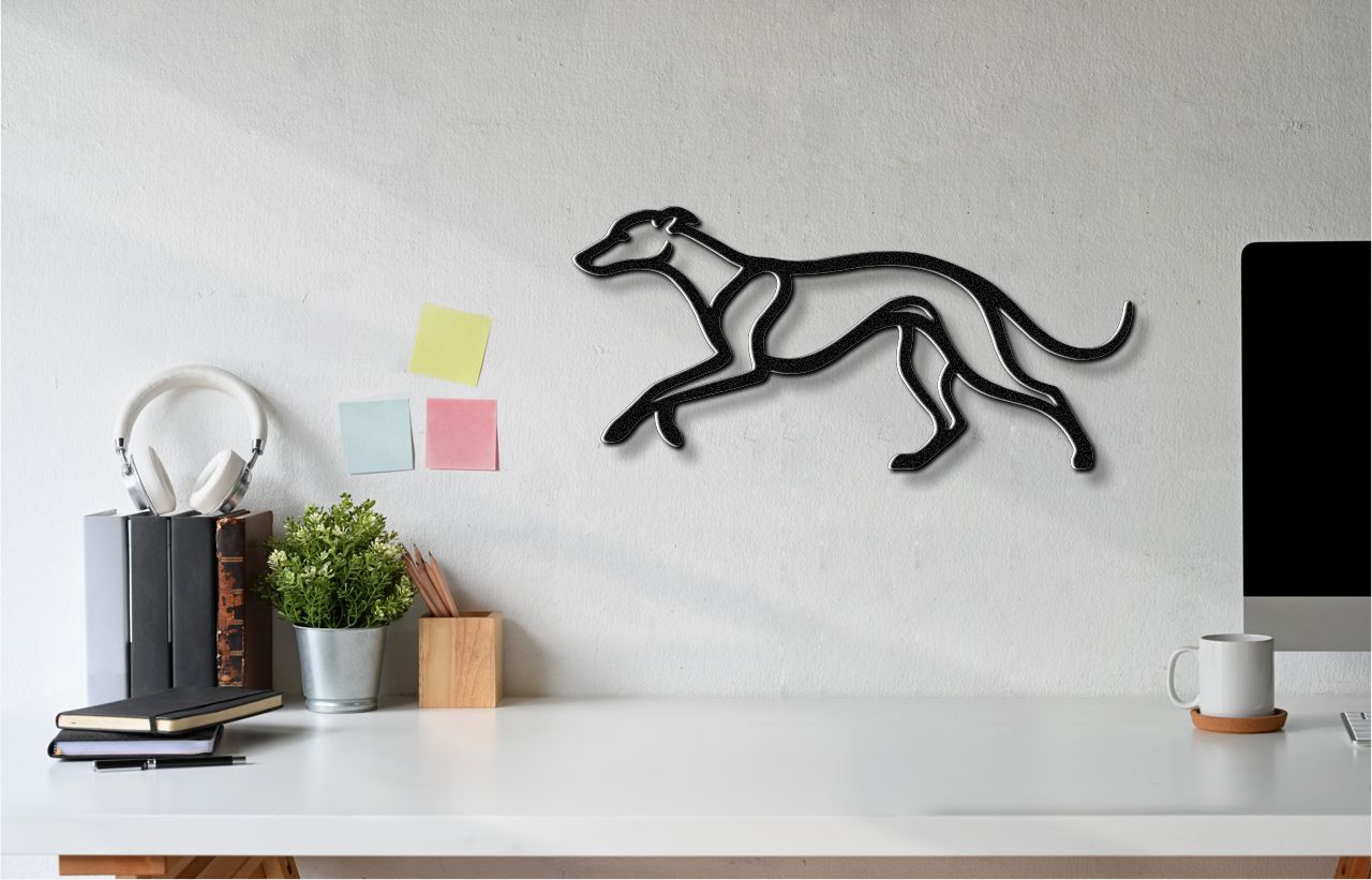 Greyhound Metal Wall Art