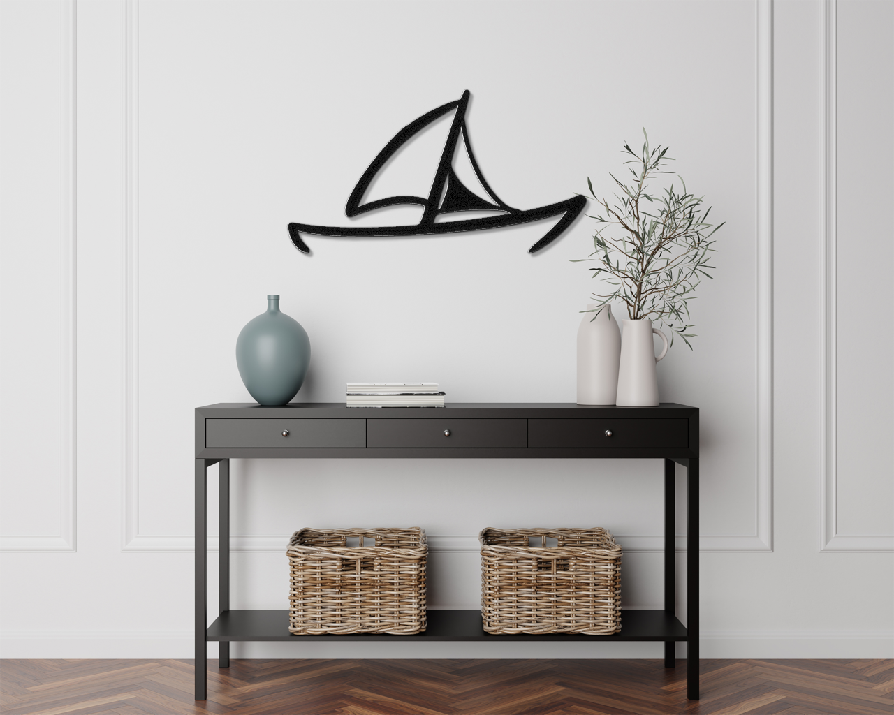 Sailboat Metal Wall Art