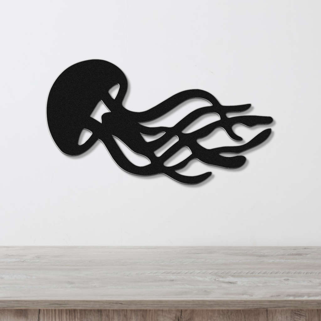 Jellyfish Metal Wall Art