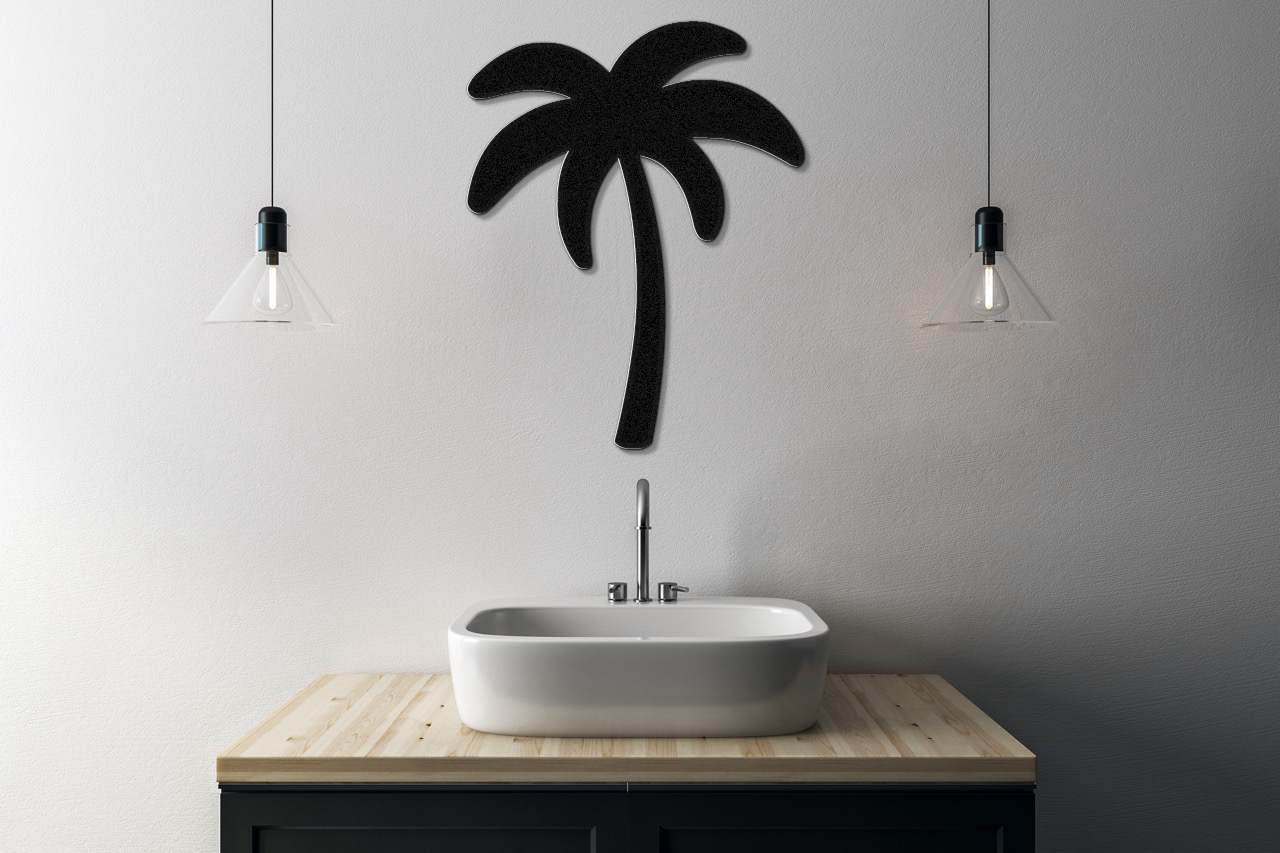 Palm Tree Metal Wall Art