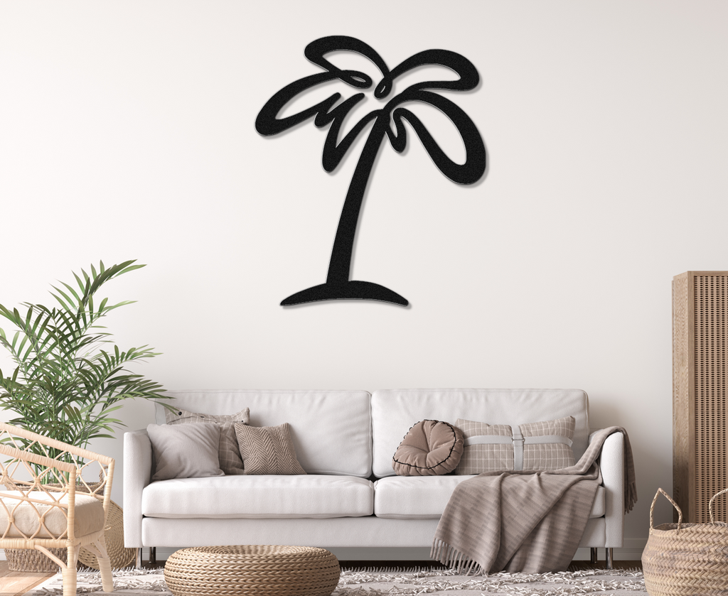Palm Tree Metal Wall Art