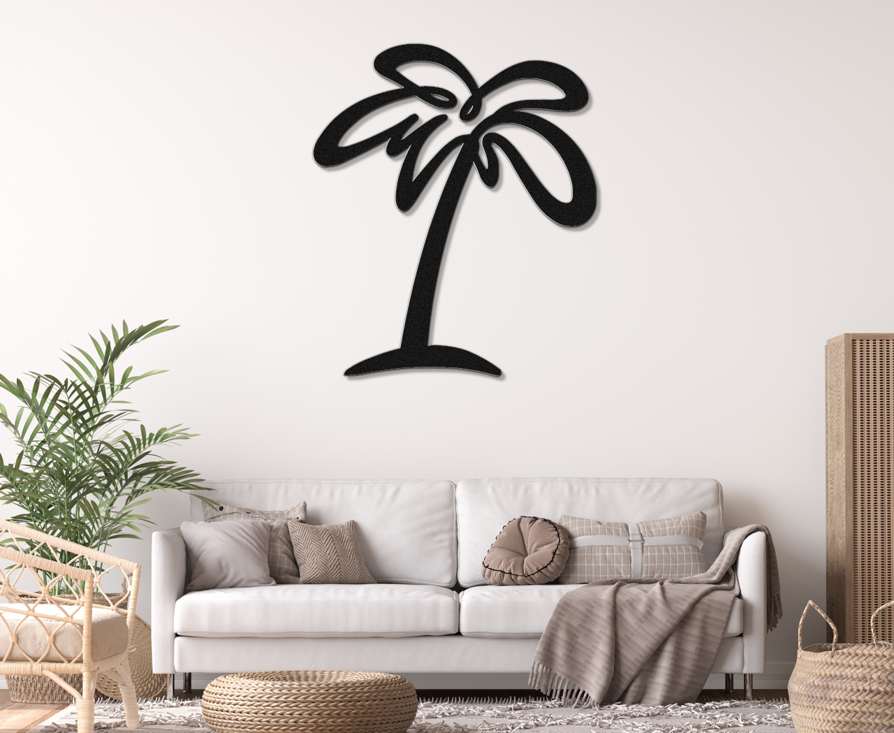 Palm Tree Metal Wall Art