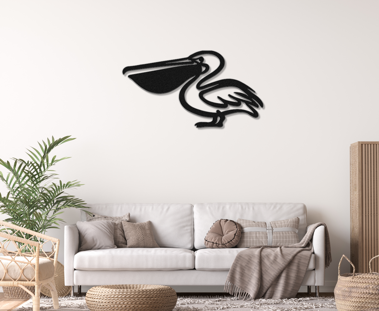 Pelican Metal Wall Art