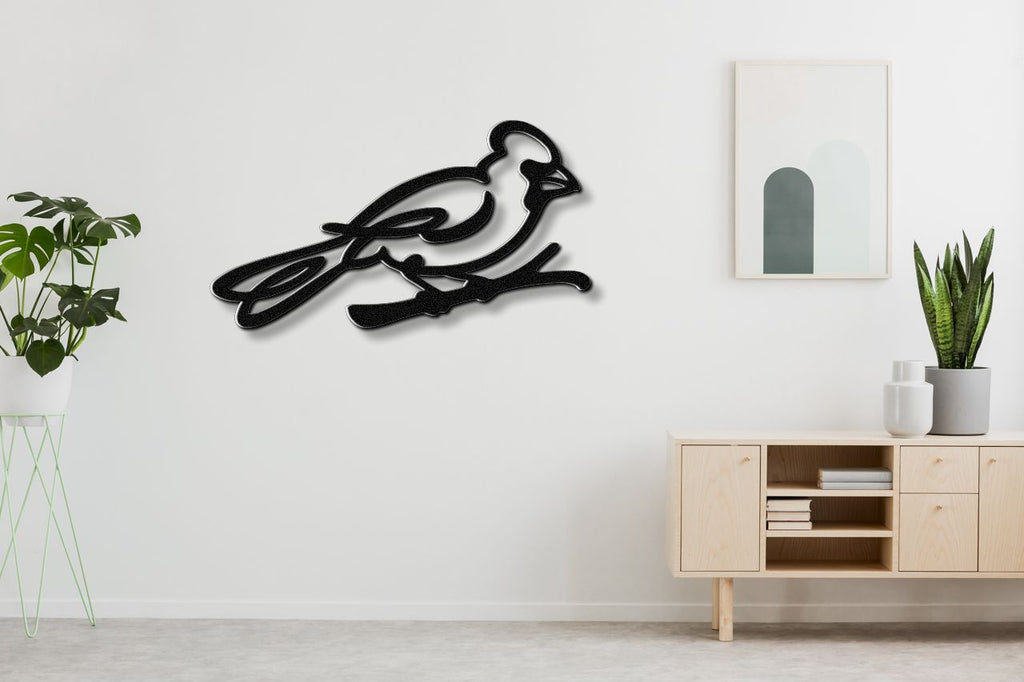 Cardinal Metal Wall Art