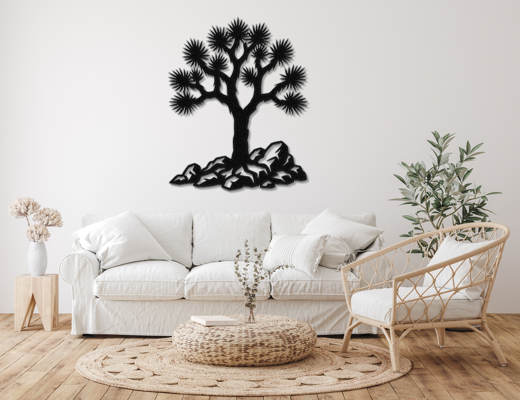 Joshua Tree Silhouette Metal Wall Art
