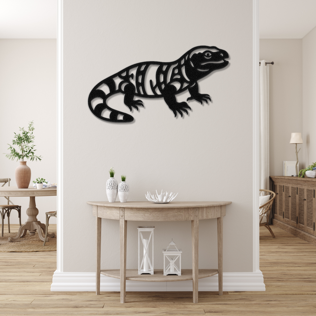 Gila Monster Metal Wall Art