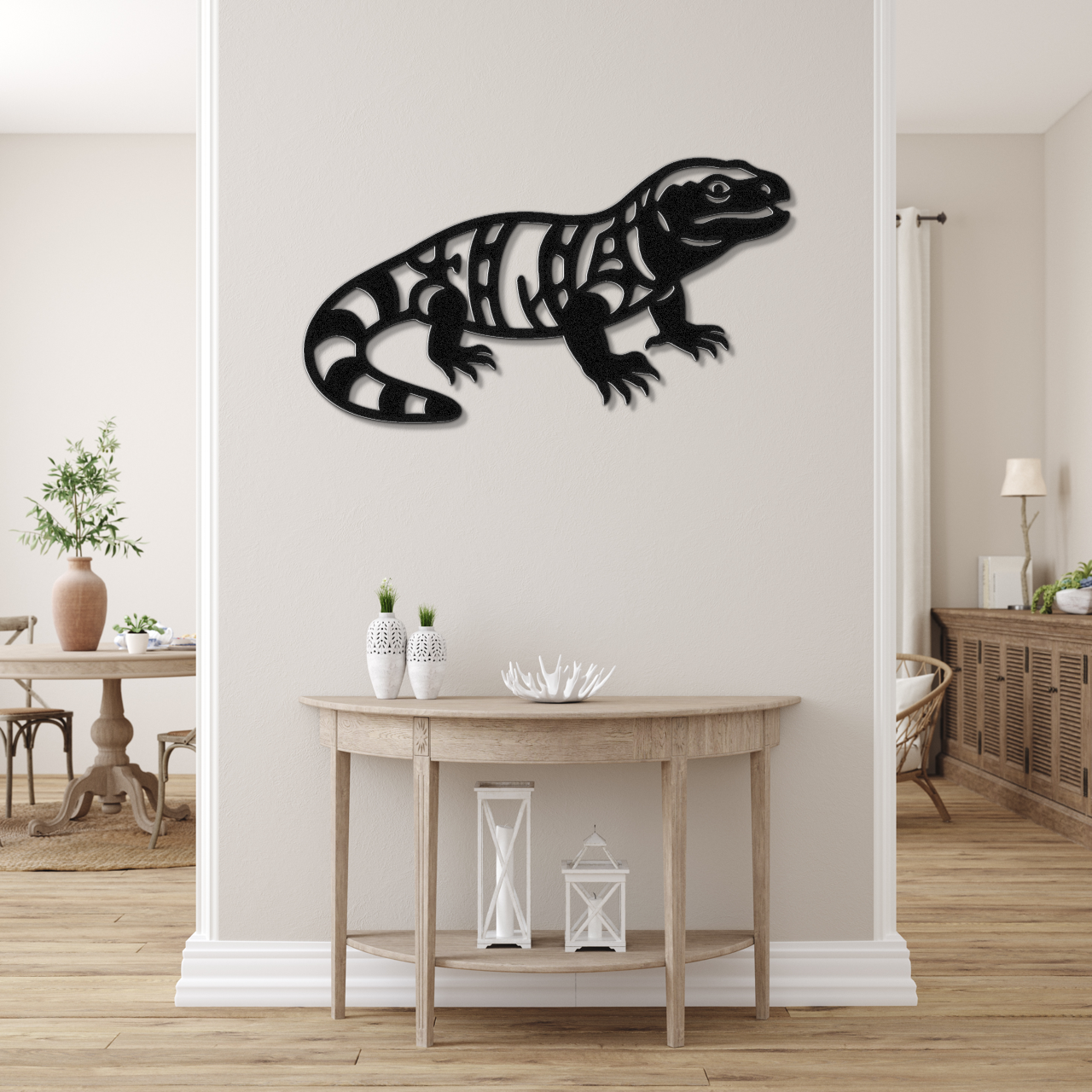 Gila Monster Metal Wall Art