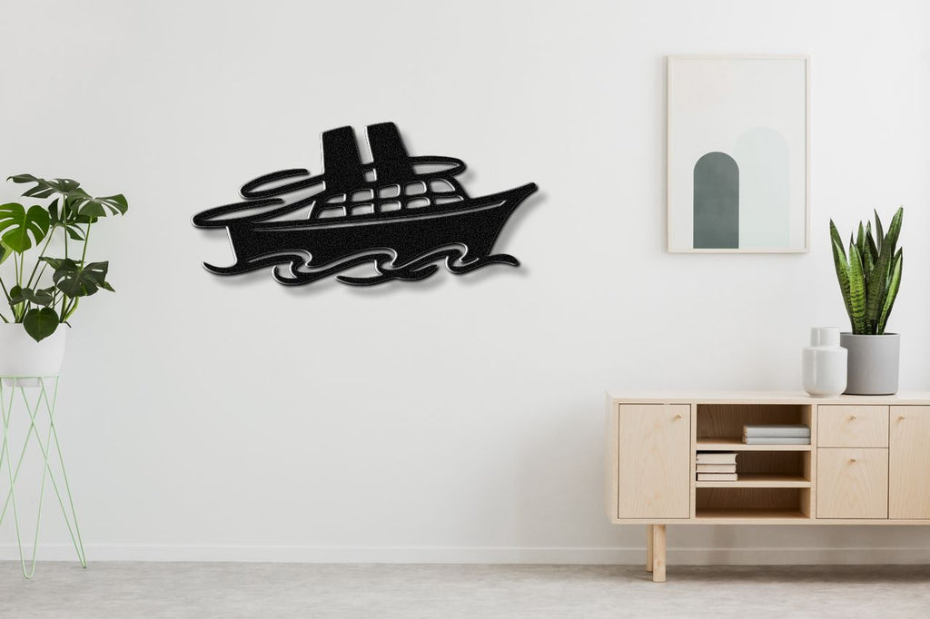 Cruise Ship Metal Wall Art