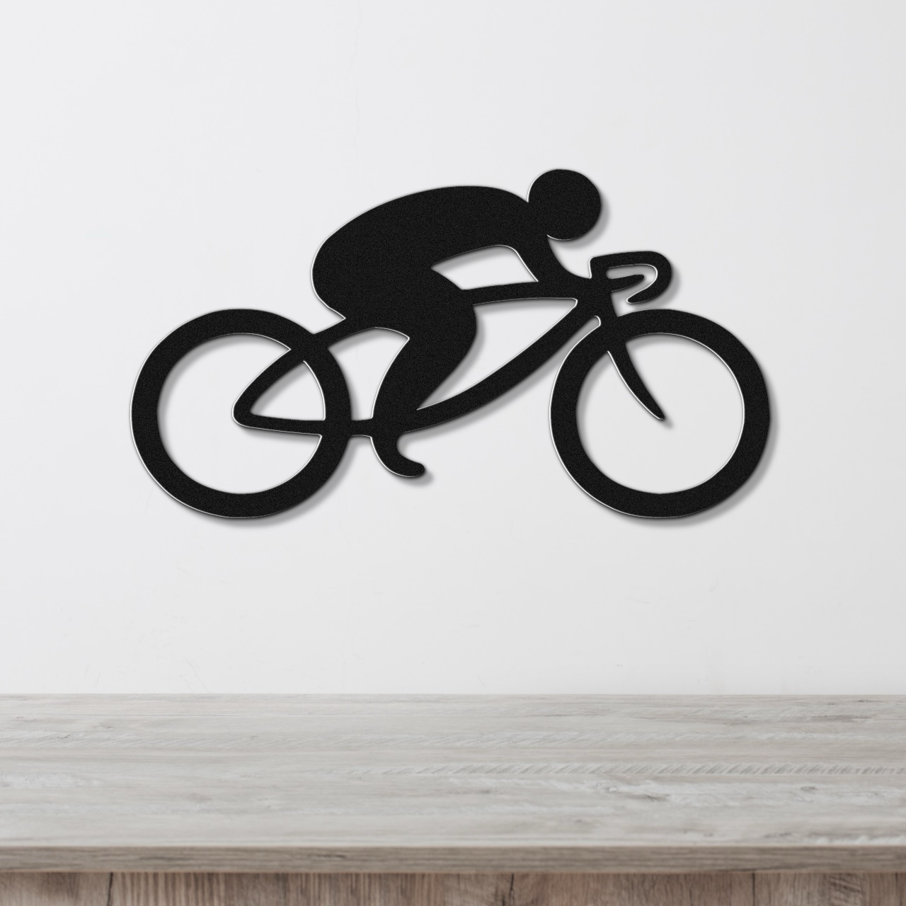 Cycling Metal Wall Art