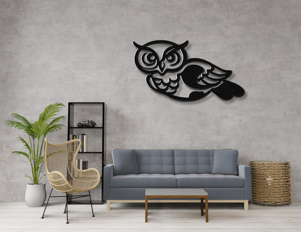 Owl Metal Wall Art
