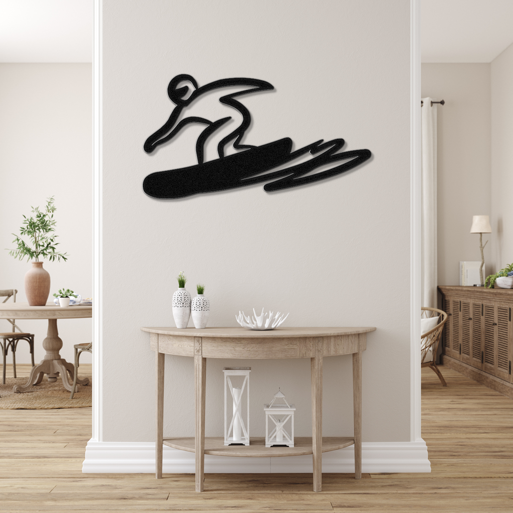 Snowboarding Metal Wall Art