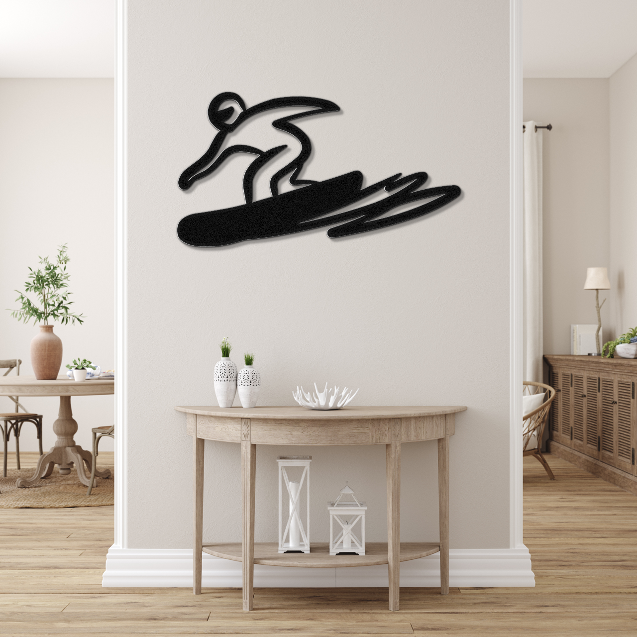 Snowboarding Metal Wall Art