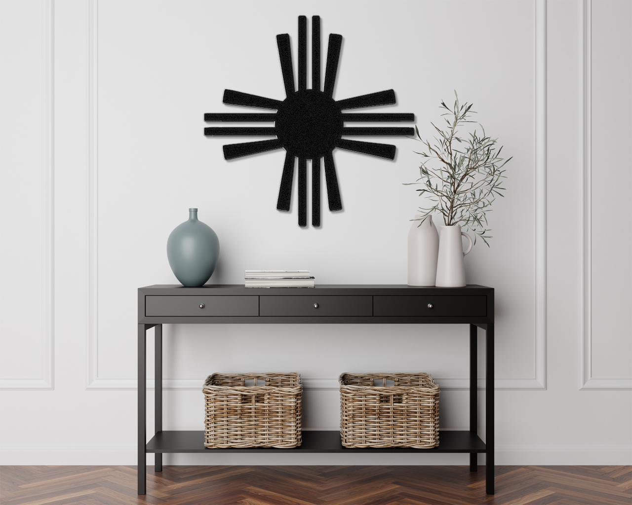 Zia Sun Symbol Metal Wall Art
