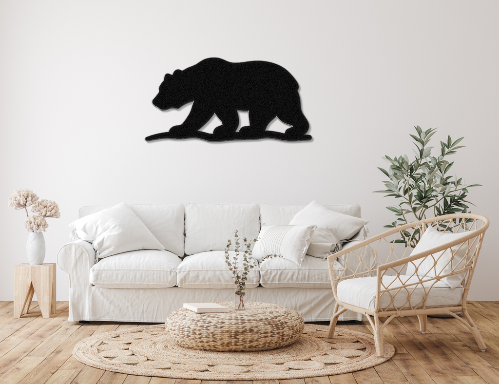 Bear Metal Wall Art