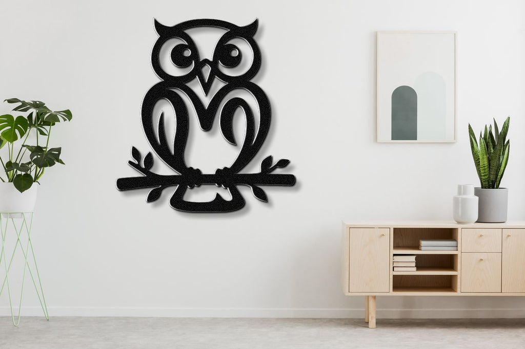 Owl Metal Wall Art