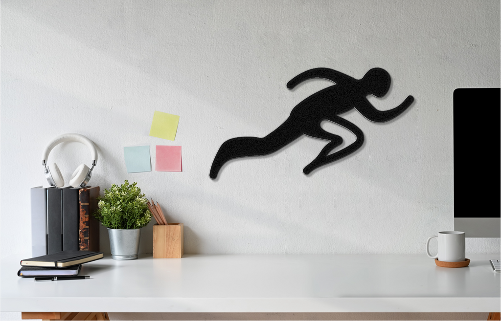 Runner Metal Wall Art