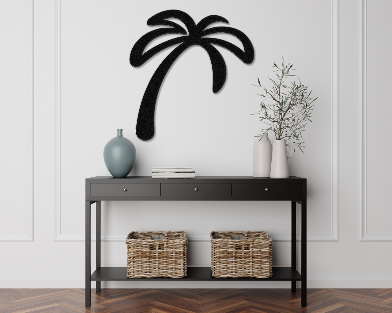 Palm Tree Metal Wall Art