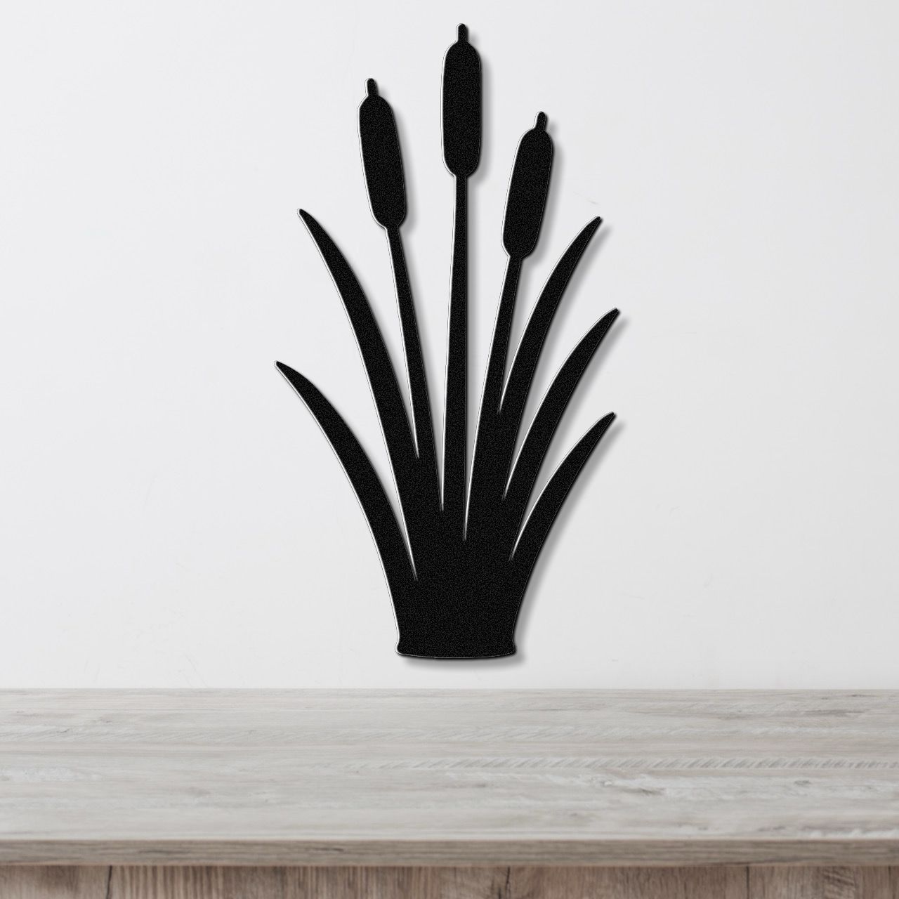 Cattail Metal Wall Art