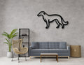 Borzoi Dog Metal Wall Art