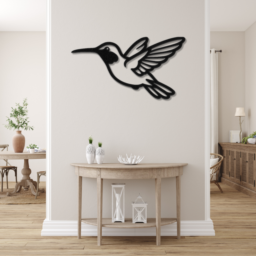 Hummingbird Metal Wall Art