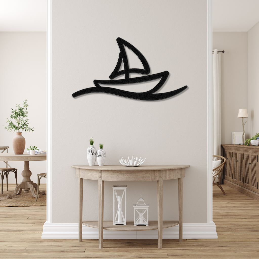 Sailboat Metal Wall Art