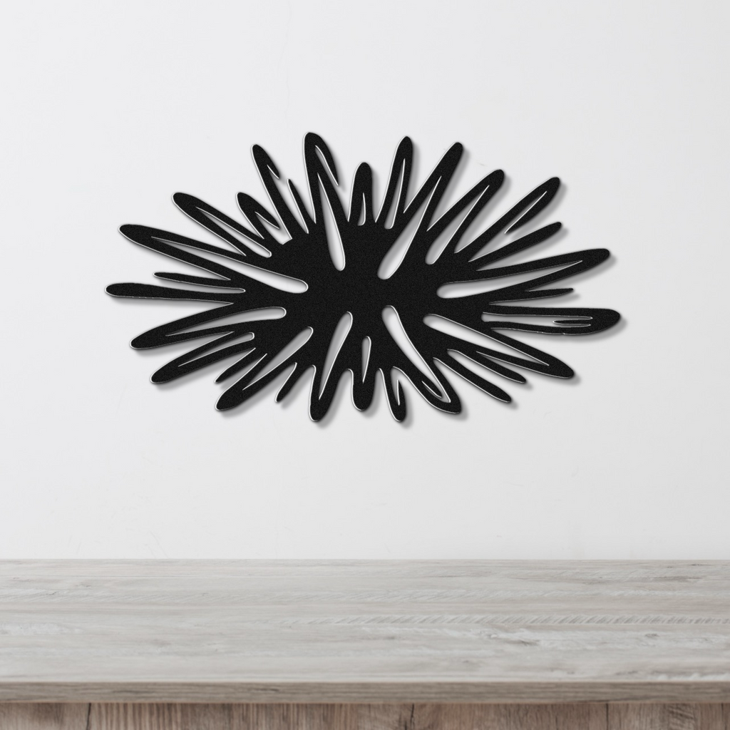 Sea Urchin Metal Wall Art