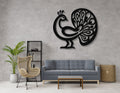 Peacock Metal Wall Art