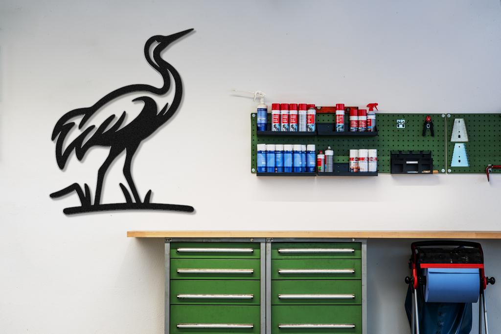 Crane Metal Wall Art