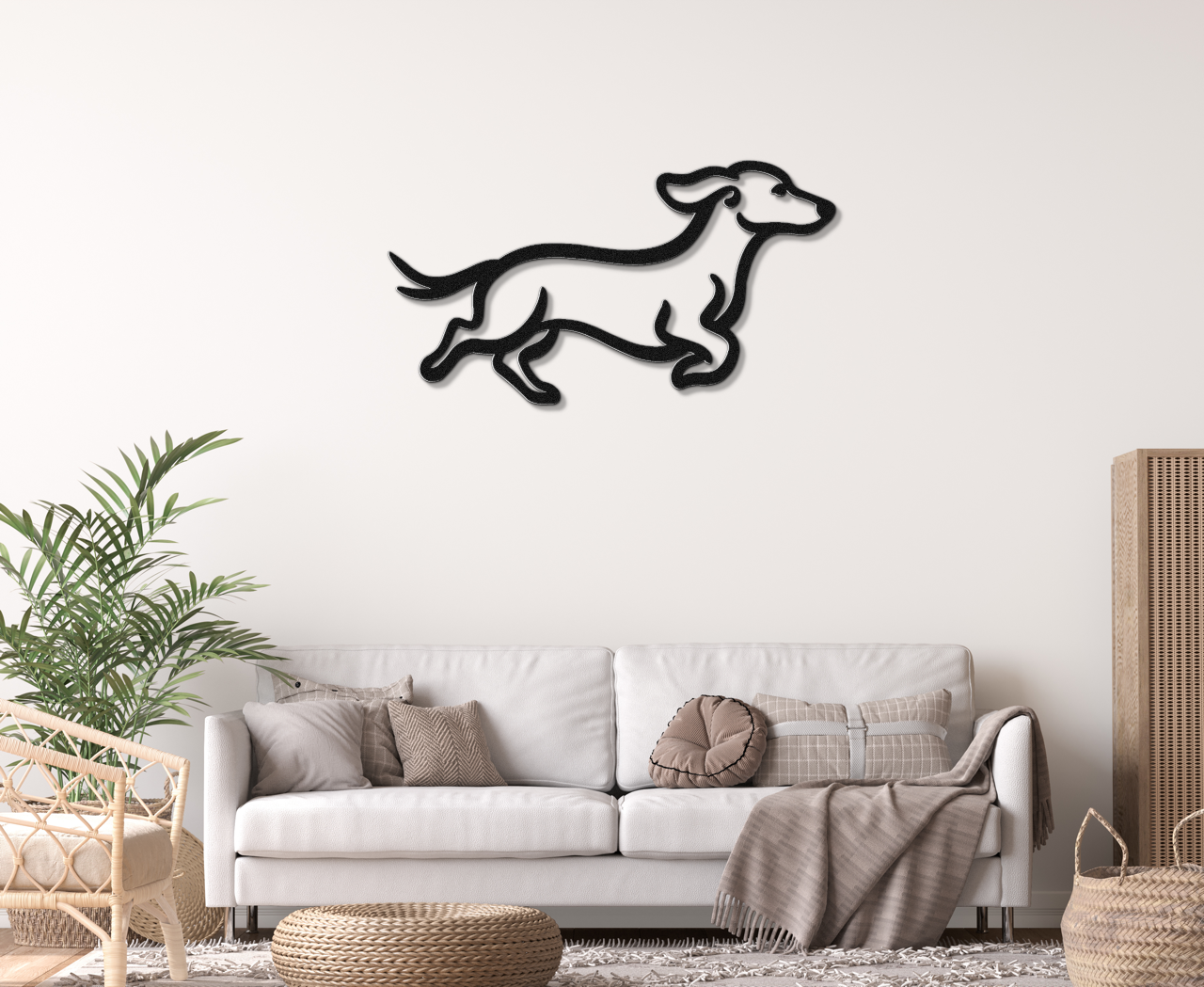 Dachshund Metal Wall Art