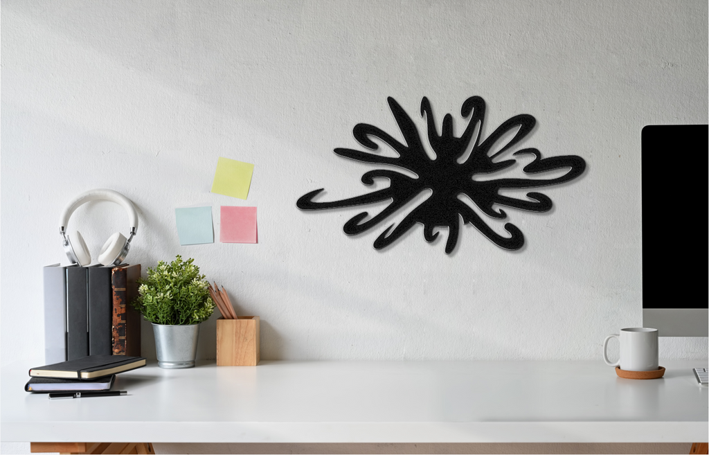 Sea Urchin Metal Wall Art