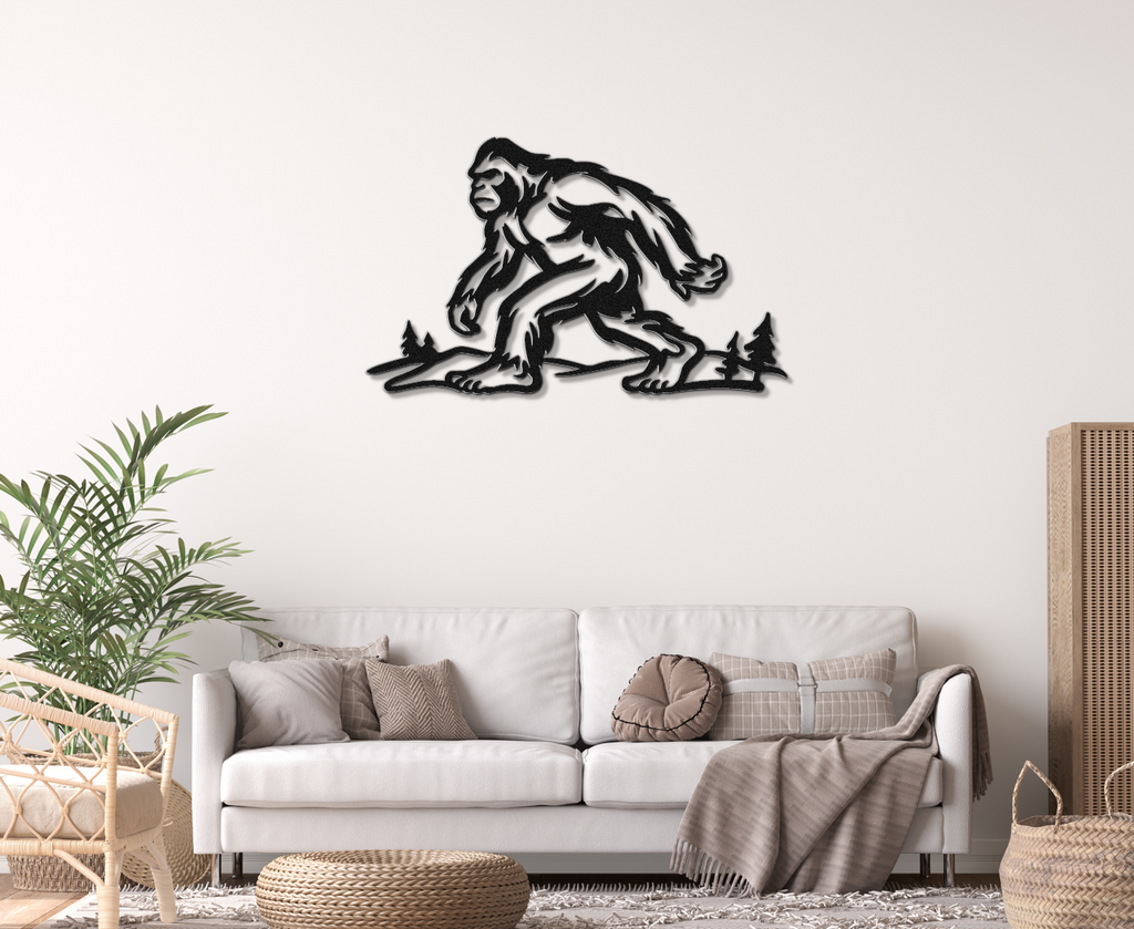 Bigfoot Metal Wall Art