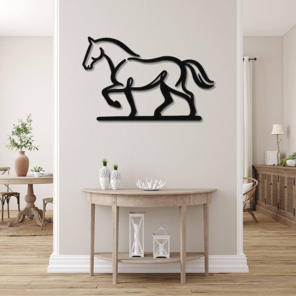 Horse Metal Wall Art