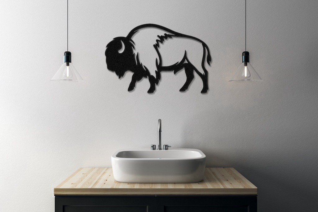 Buffalo Metal Wall Art