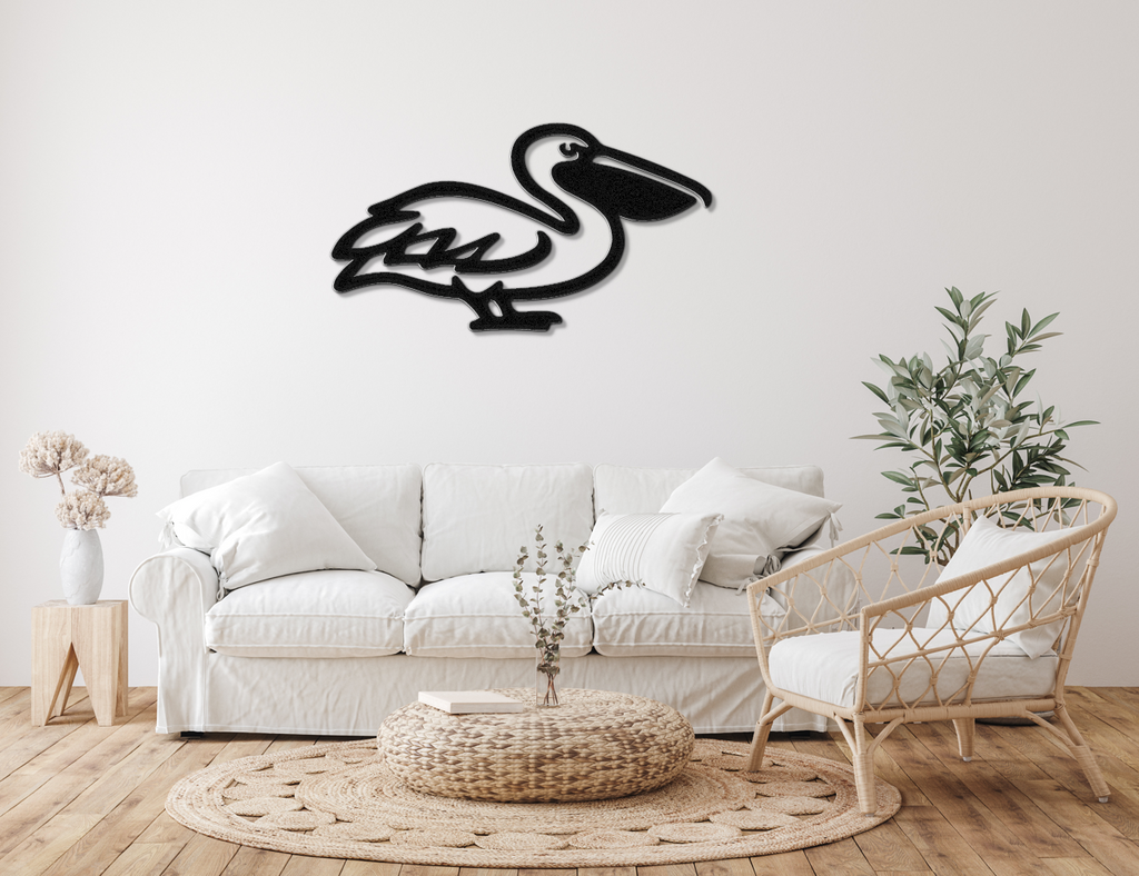 Pelican Metal Wall Art