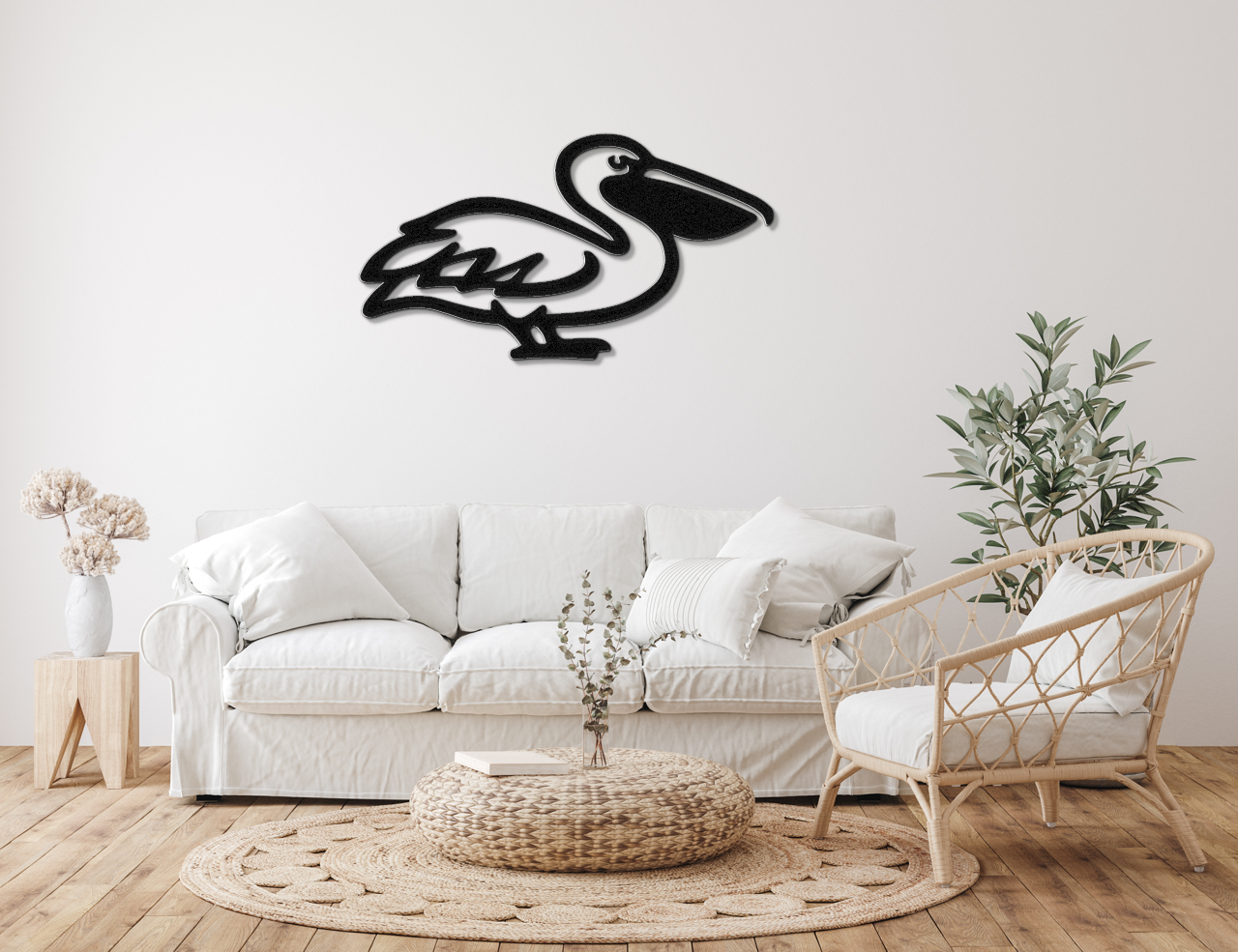 Pelican Metal Wall Art