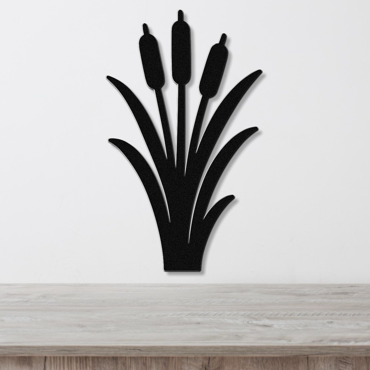 Cattail Metal Wall Art