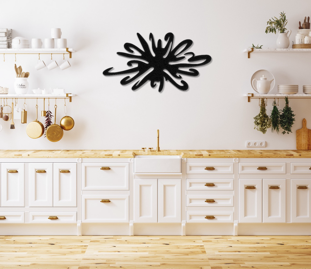 Sea Urchin Metal Wall Art