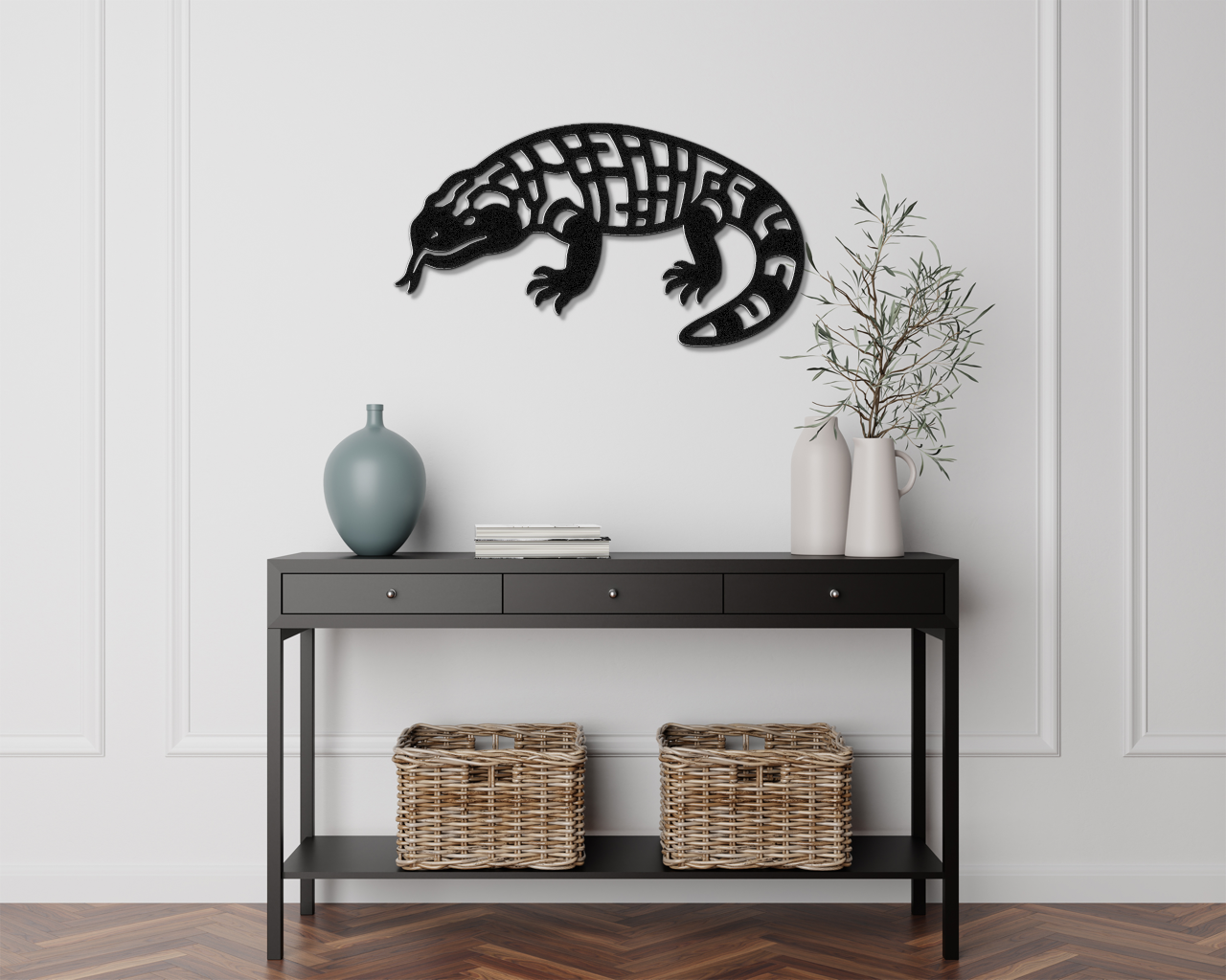 Gila Monster Metal Wall Art