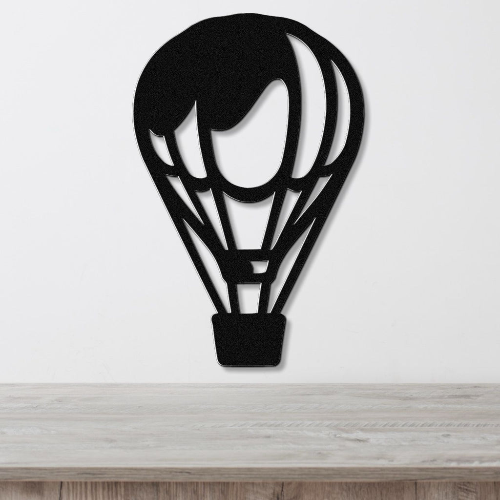 Hot Air Balloon Metal Wall Art