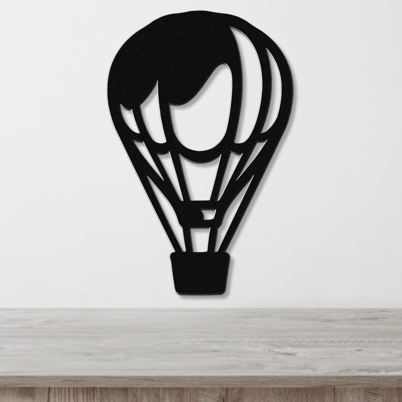 Hot Air Balloon Metal Wall Art