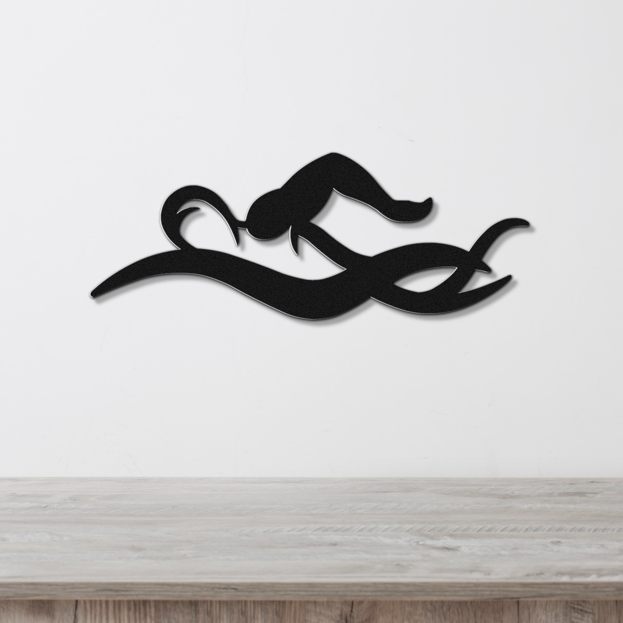 Swimmer Metal Wall Art