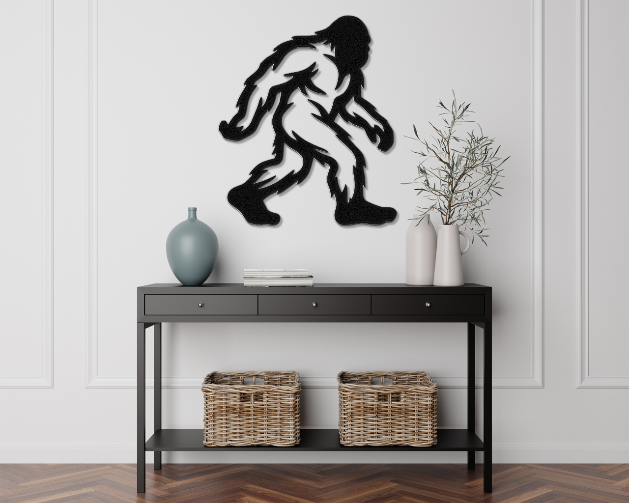 Bigfoot Metal Wall Art