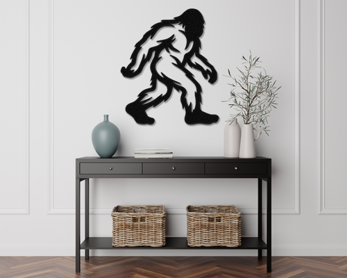 Décoration murale en métal Bigfoot