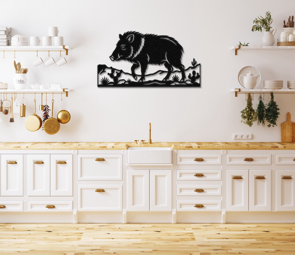 Javelina Metal Wall Art