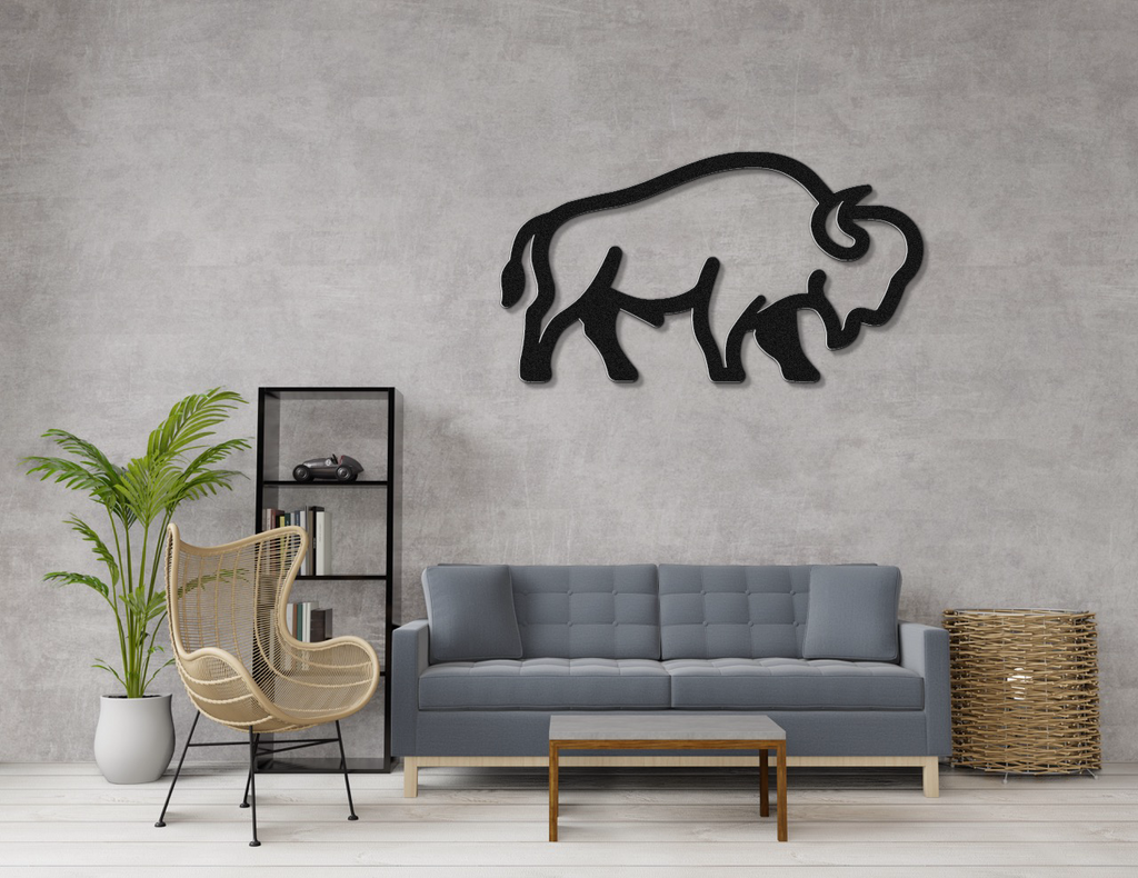 Buffalo Metal Wall Art