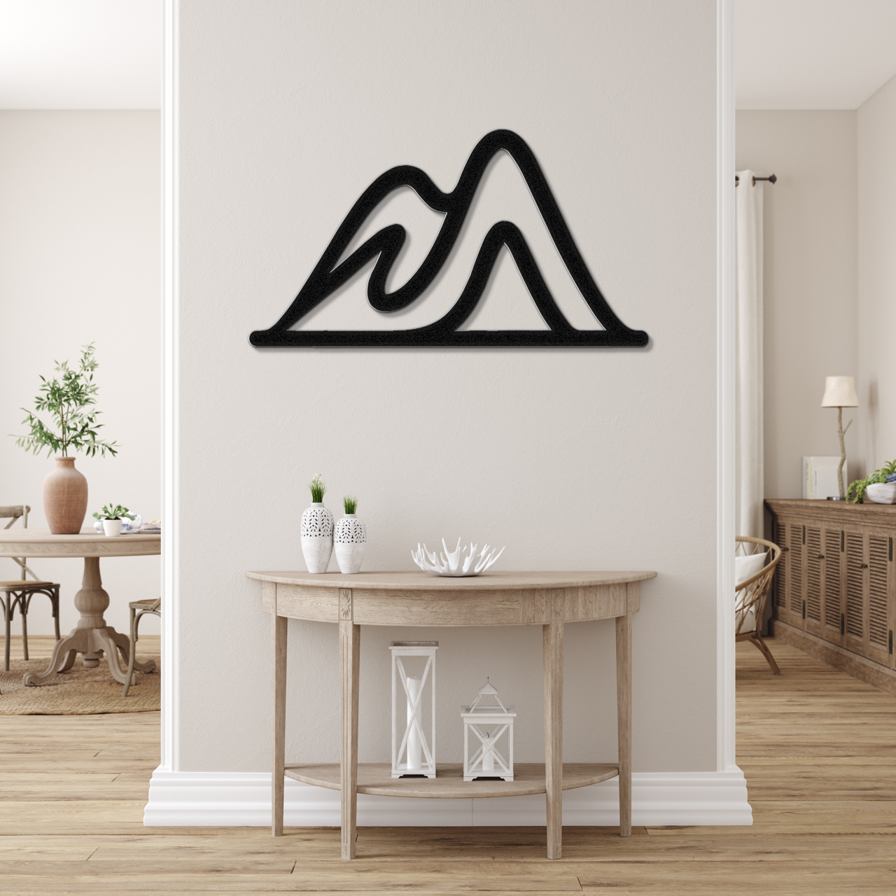 Mountains Metal Wall Art