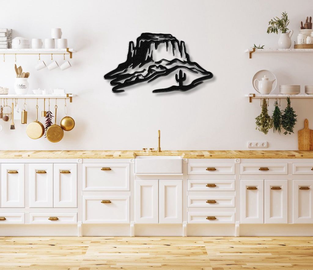 Desert Mesa Metal Wall Art