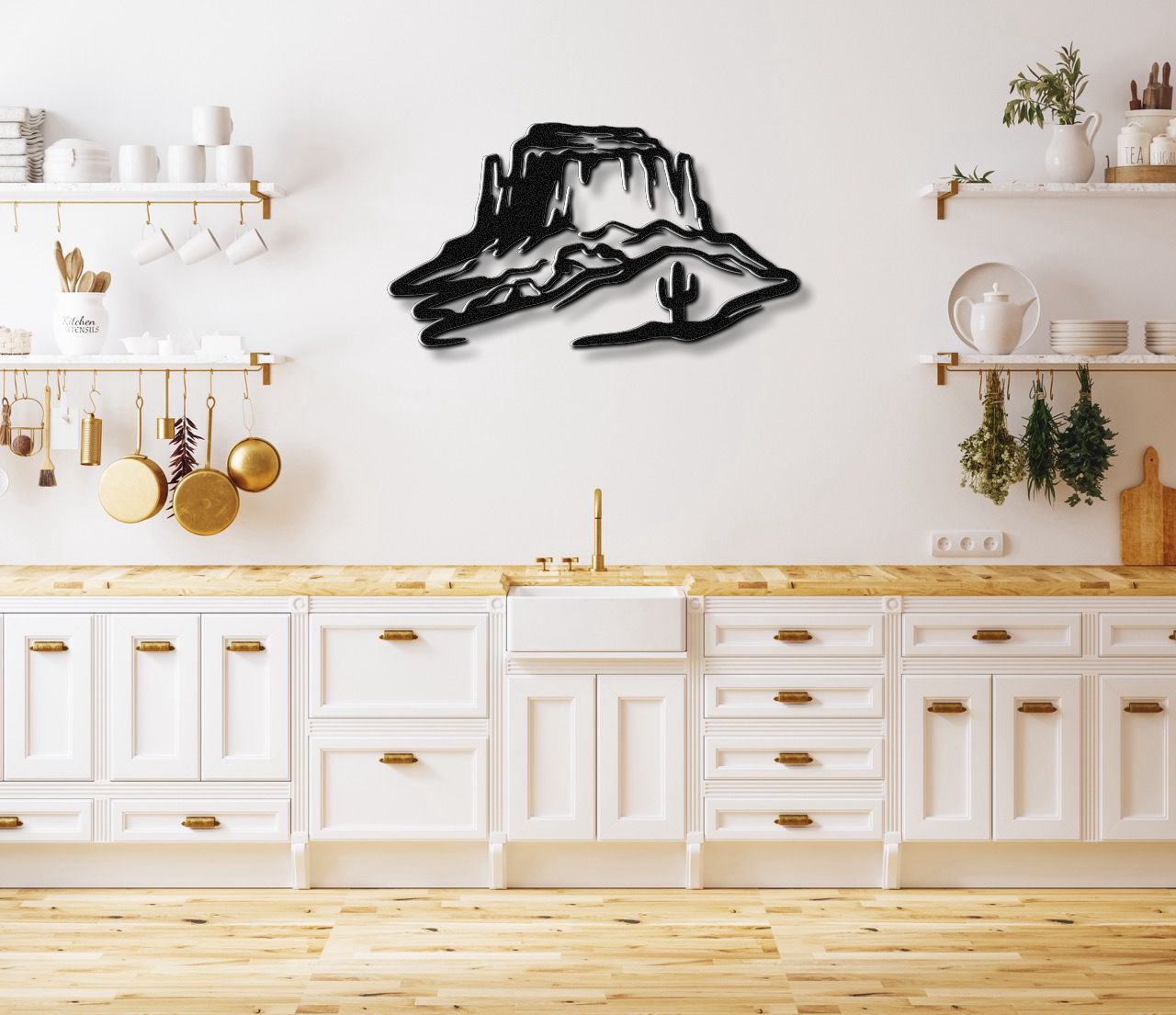 Desert Mesa Metal Wall Art