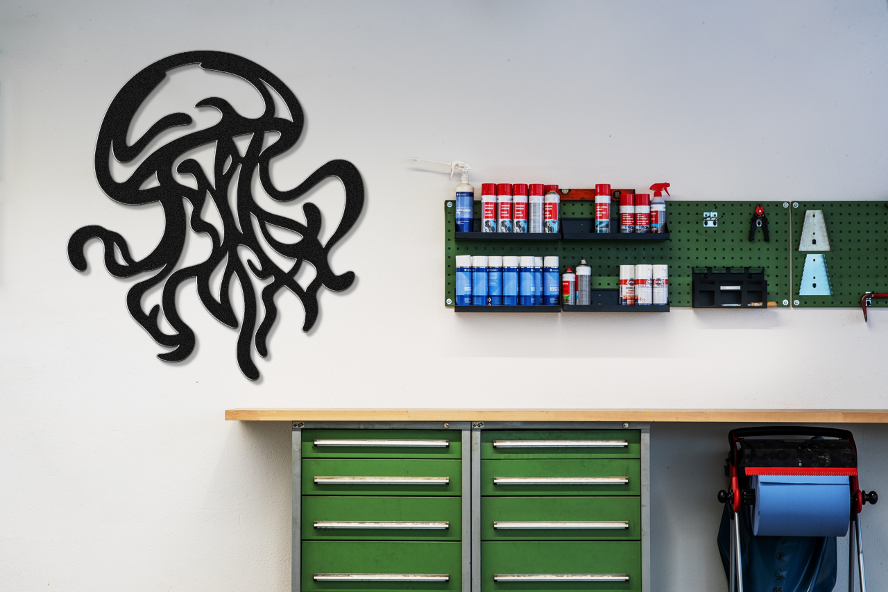 Jellyfish Metal Wall Art
