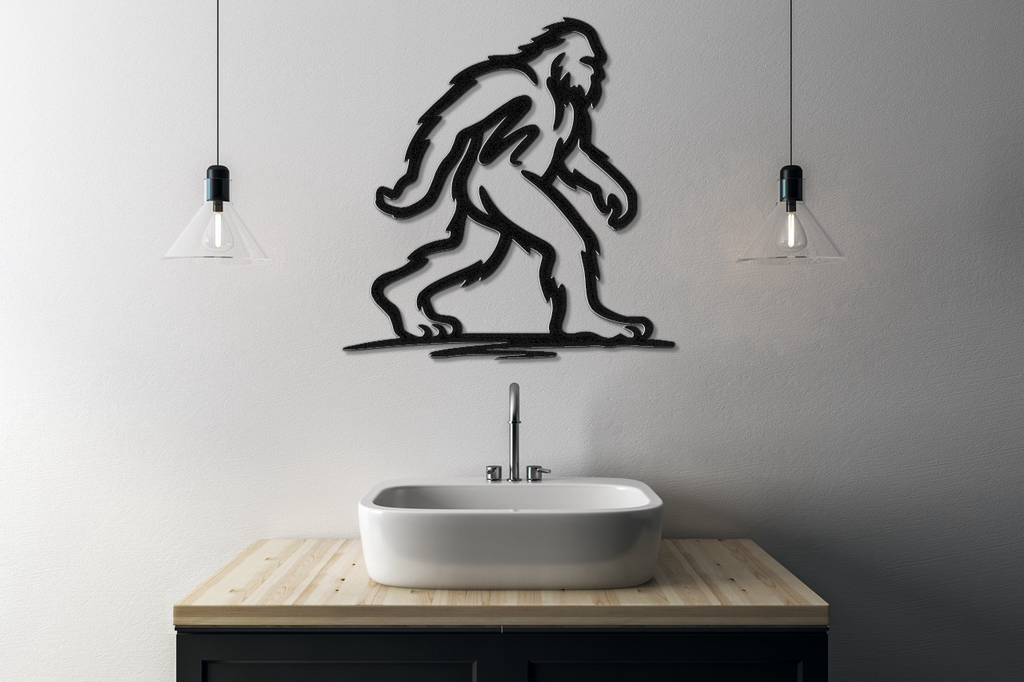 Bigfoot Metal Wall Art
